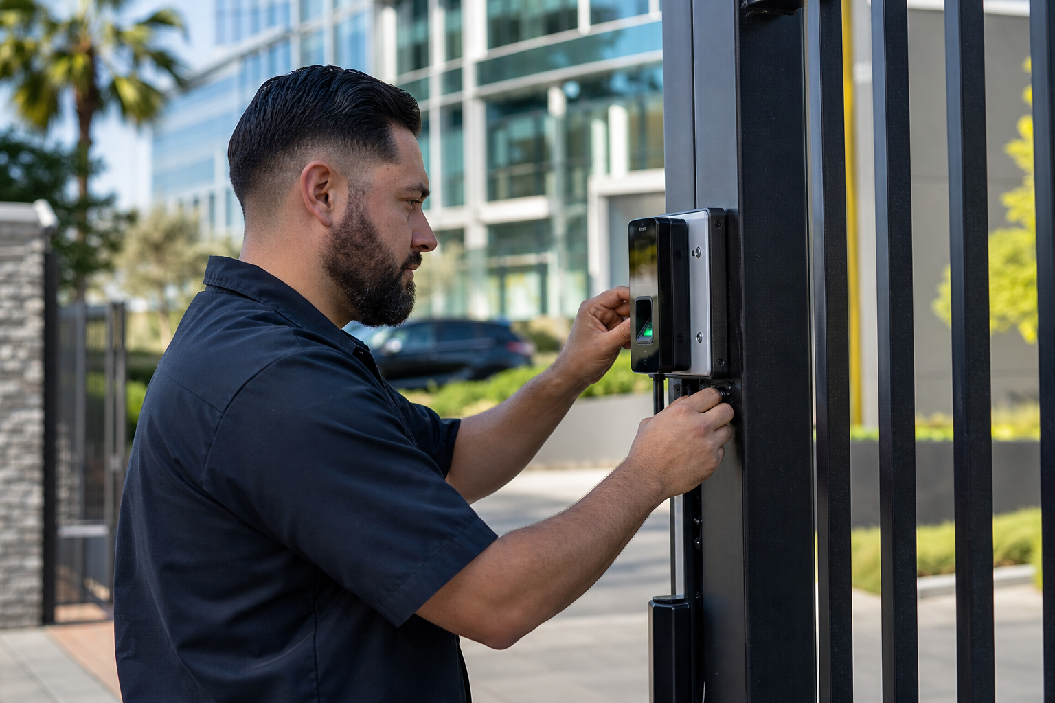 Commercial Access Control That Stays Online in Salt Air and Heavy Traffic
