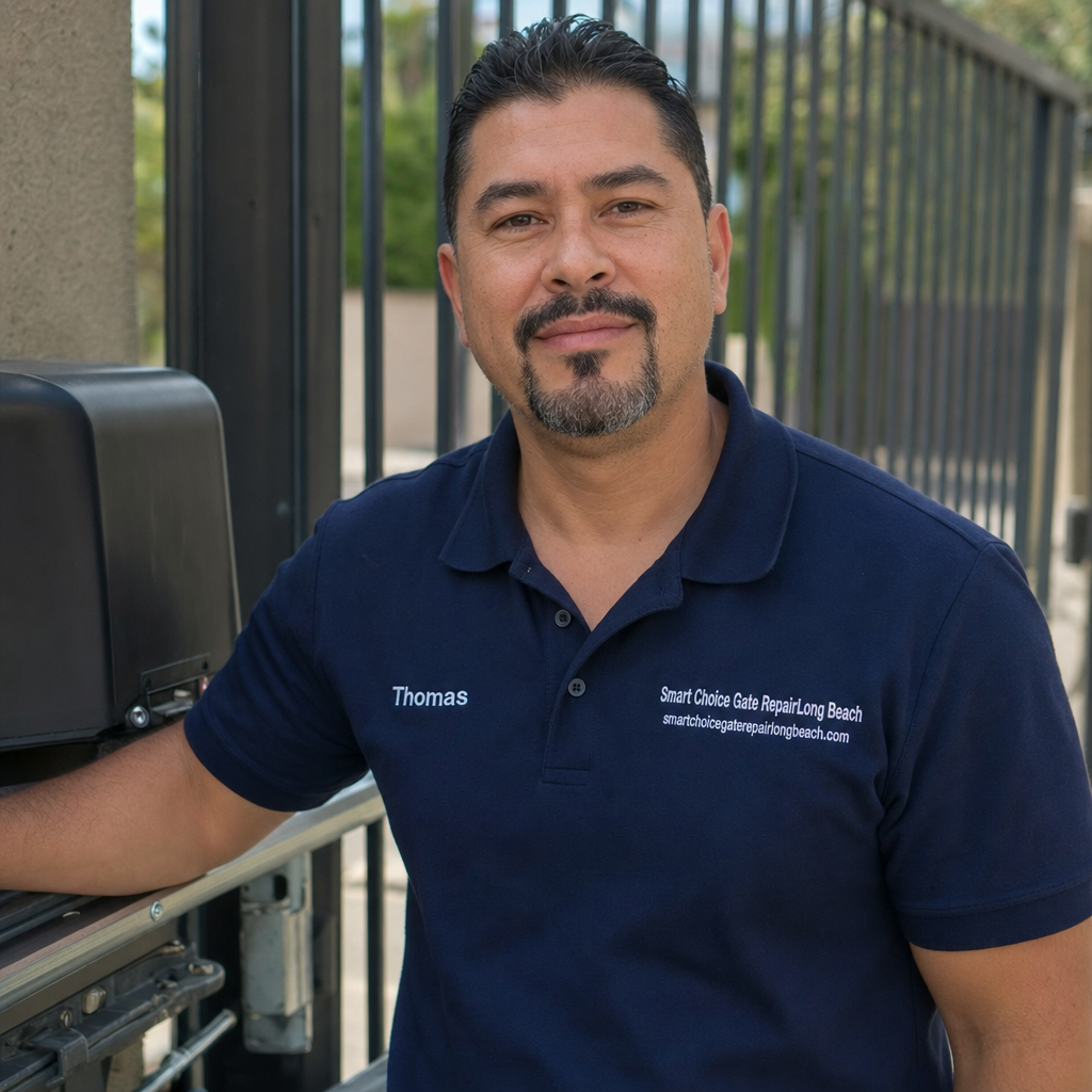 Thomas Garcia, owner of Smart Choice Gate RepairLong Beach