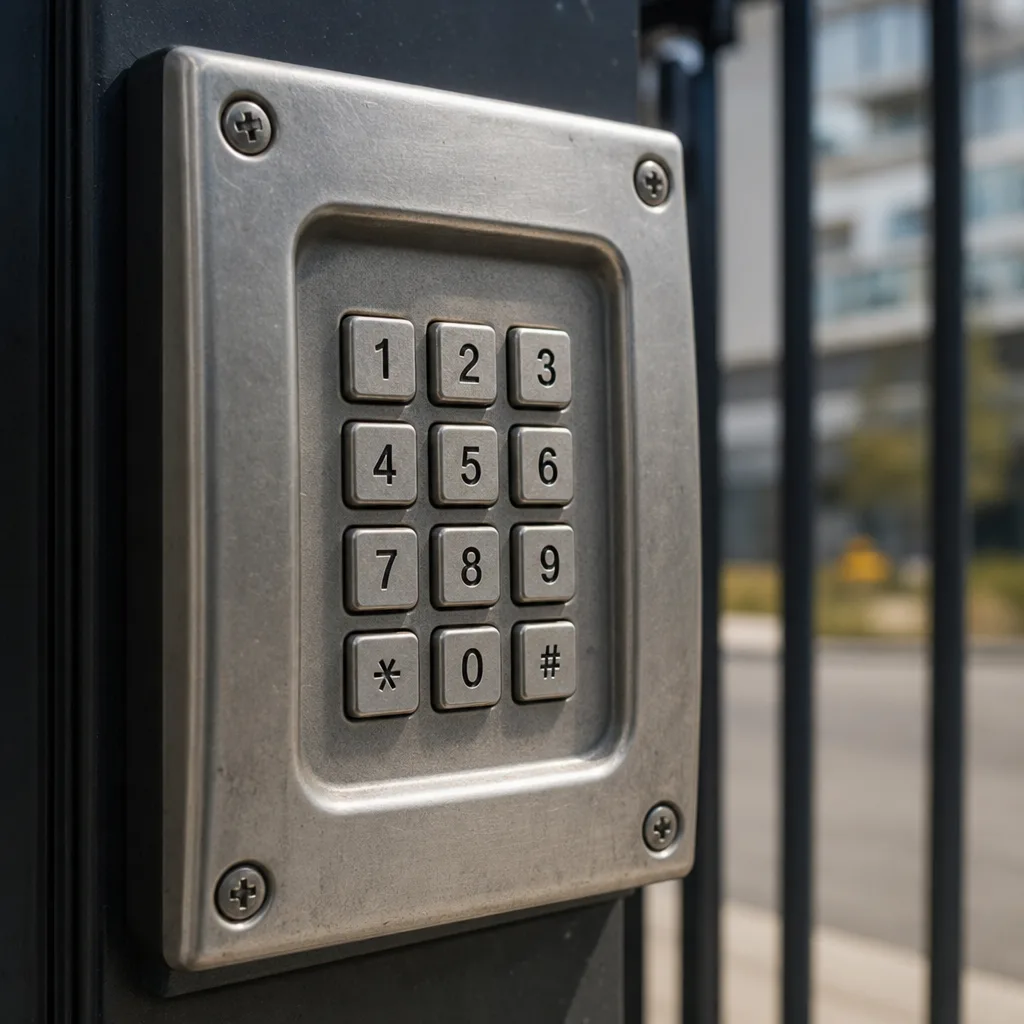 Illustration for commercial gate access control systems