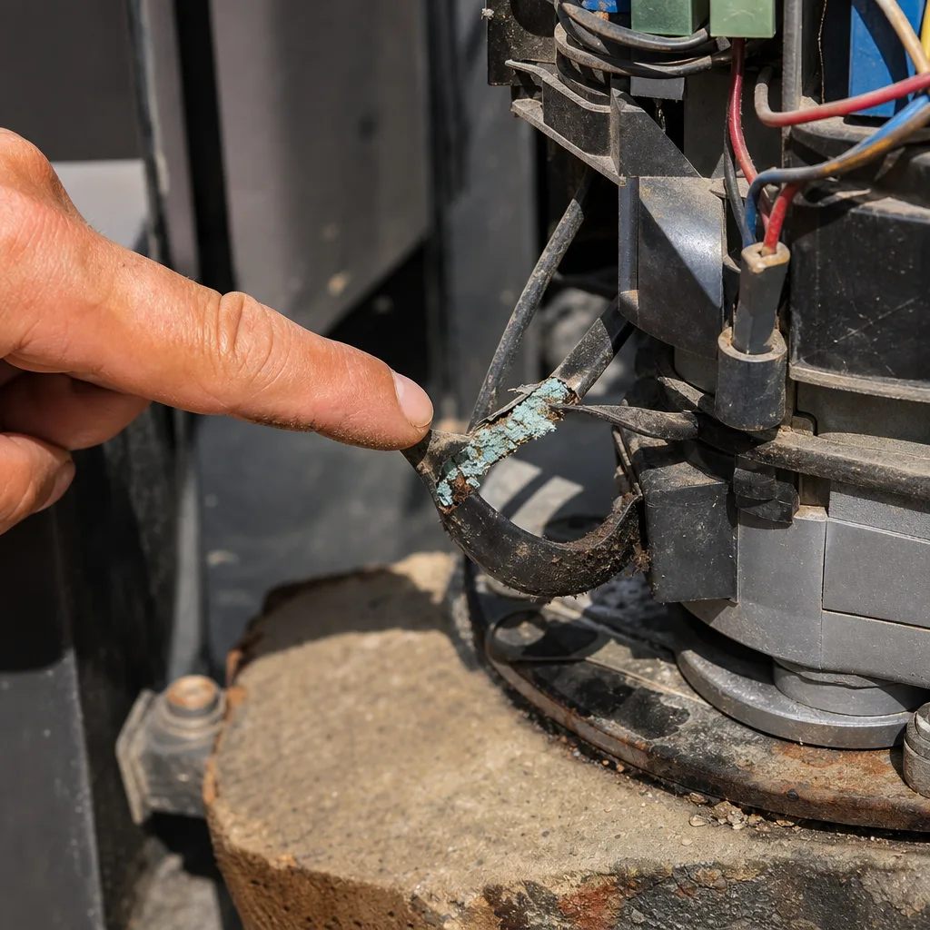 Illustration for electric gate opener repair